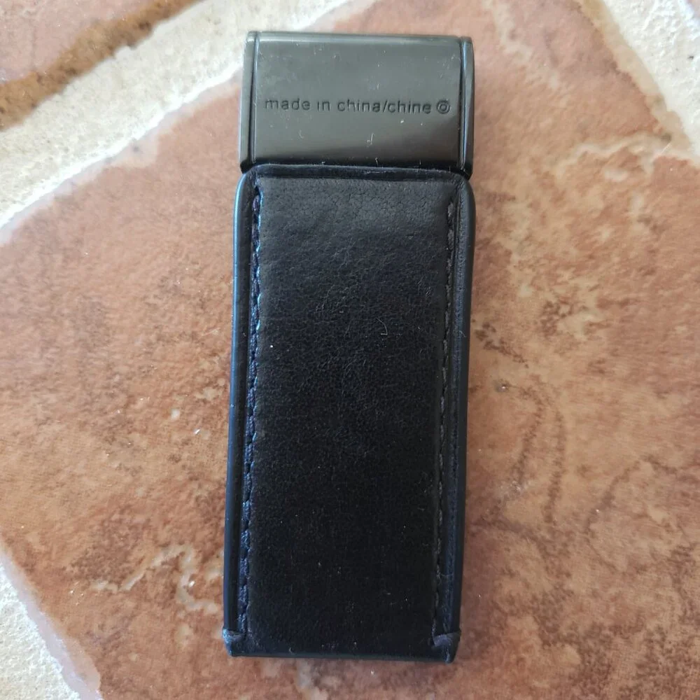 Coach black money clip